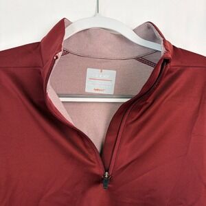 Odbe Hydrovent Quarter Zip Pullover Small Burgundy Excellent